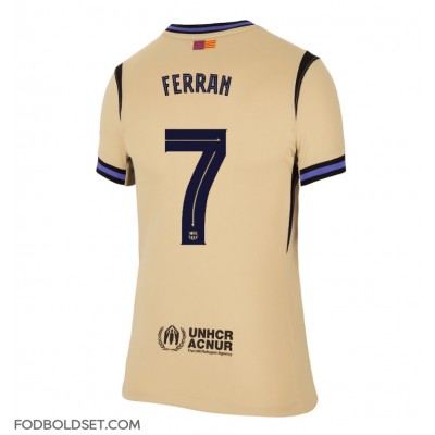 Barcelona Ferran Torres #7 Udebanetrøje Dame 2025-26 Kortærmet Barcelona Ferran Torres #7 Udebanetrøje Dame 2025-26 Kortærmet